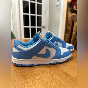 Women’s Nike Dunk Low Retro University Blue Coconut Milk Size 7